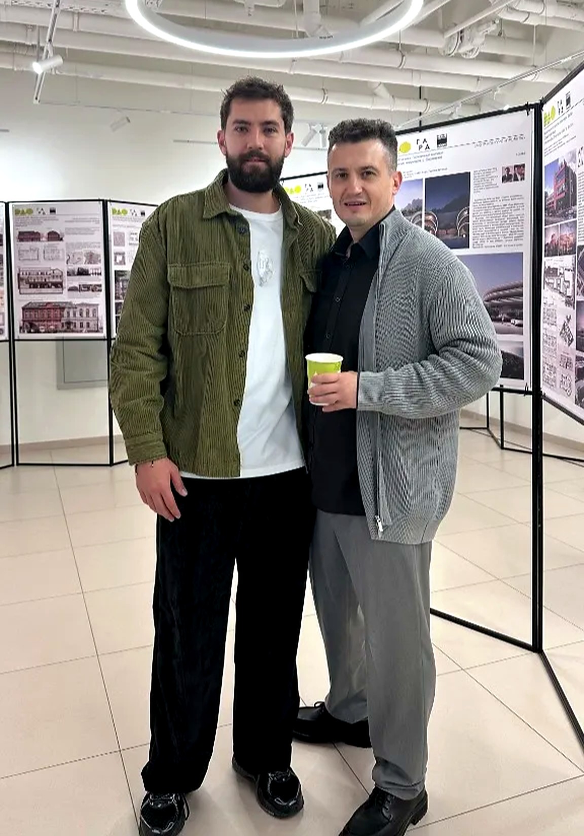 Экспозиция конкурсных работ на Ростовском архитектурном форуме.